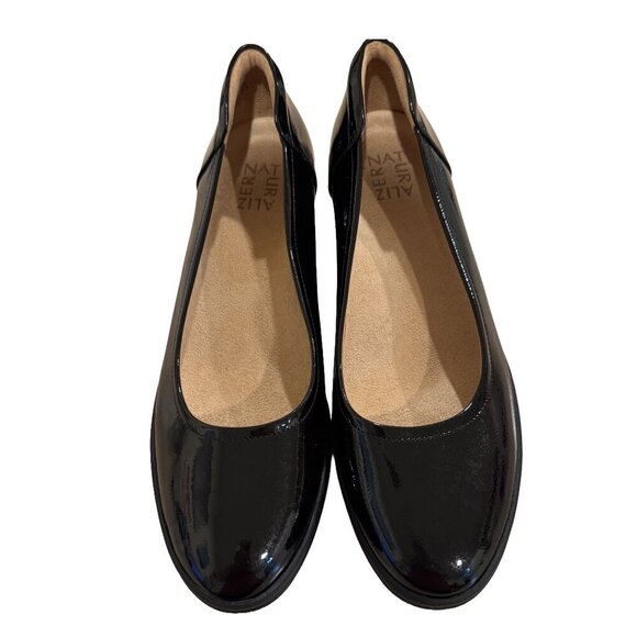 NWOT Black Naturalizer Sam Slip-On Wedge Shoes Size 9.5 - Picture 1 of 5